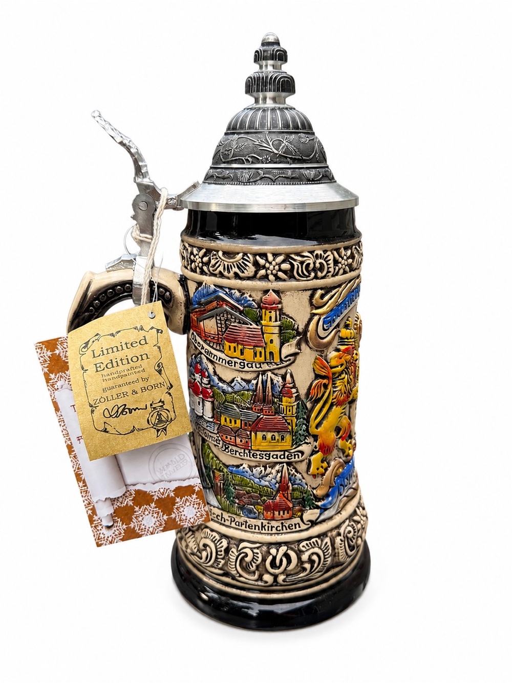 Zoller & Born Handcrafted German Beer Stein/Cup – NEW WITH TAG